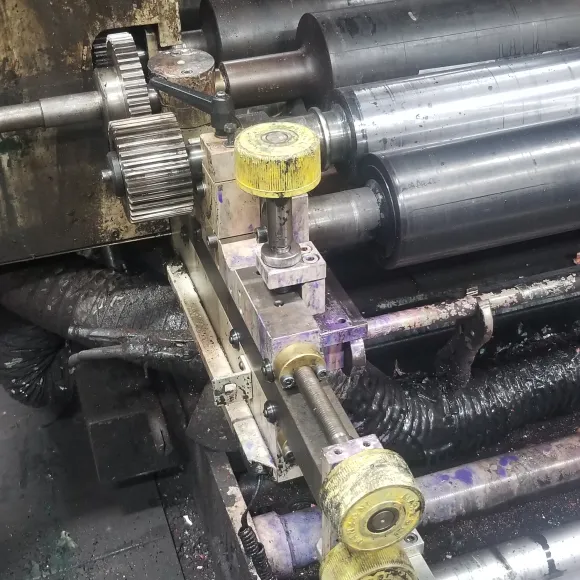 Dry Ice Blasting Printing Press in Woodbridge 