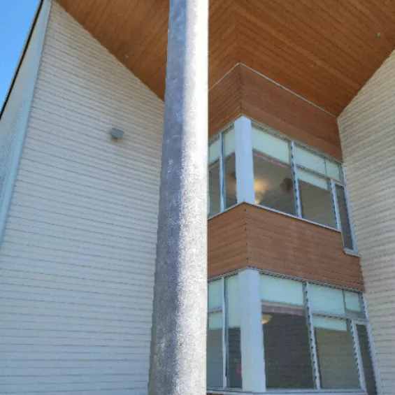 Structural post in Port Hope
