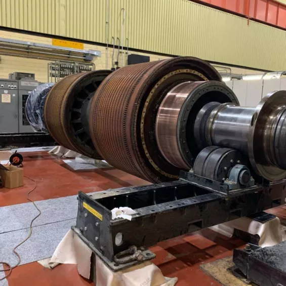 Dry Ice Blasting Carbon Buildup on Electric Motors