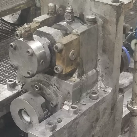 Grease buildup on equipment
