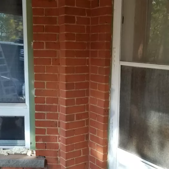 Sandblasting Brick Home in Coldwater after