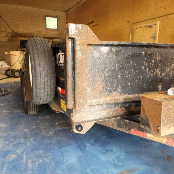 Rusty trailer