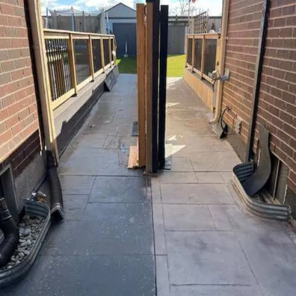 Before - After concrete sealer removal