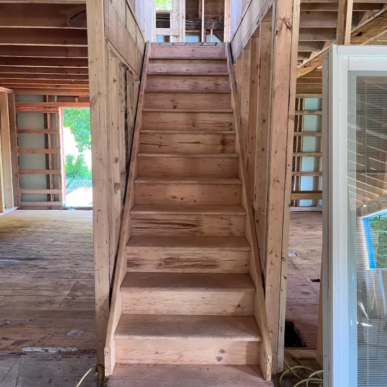 10 - After stair sandblasting