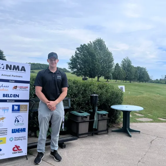 Mack at the NMA golf tournament in June 2024